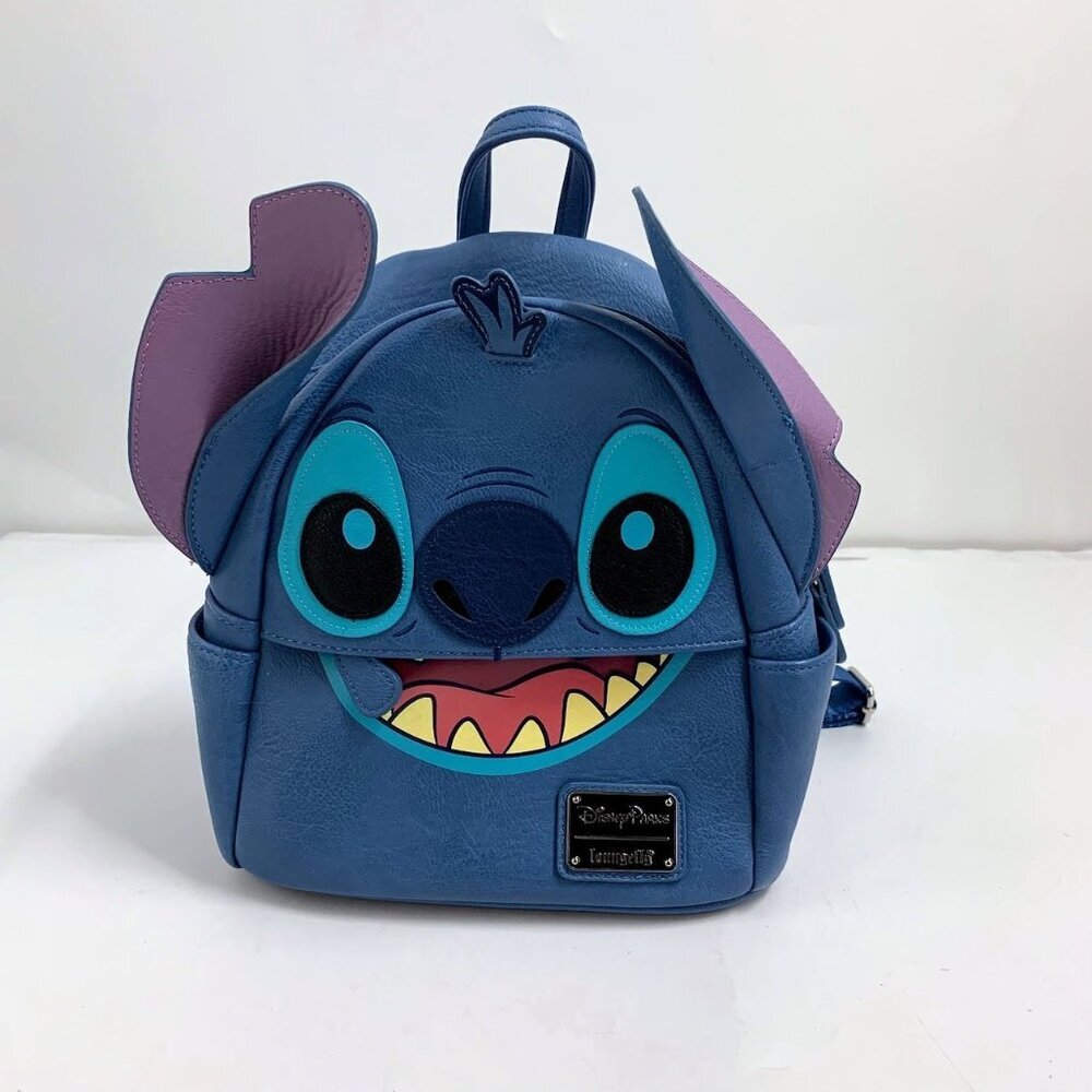 LoungeFly Adults Lilo & Stitch Disney Parks Adjustable Strap Mini Backpack